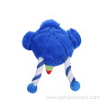 Hot selling blue plush toys bite resistant teething